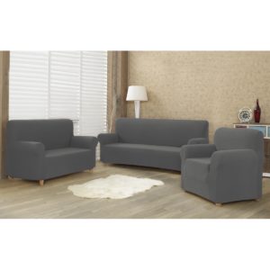 4Home Multielastický poťah na kreslo Comfort sivá