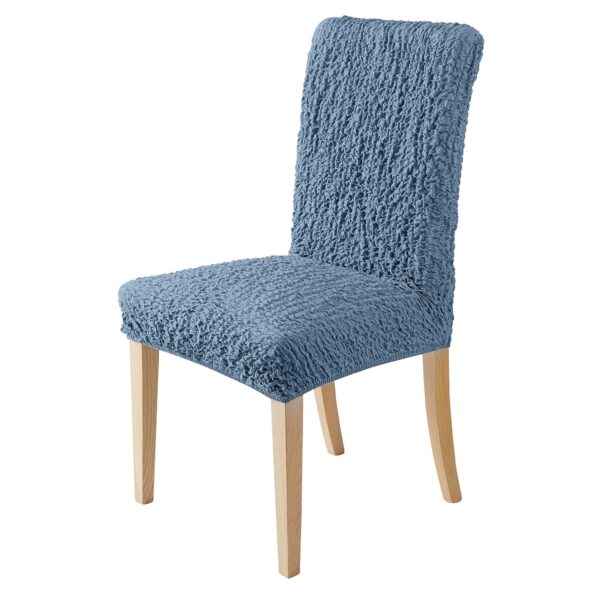 Blancheporte Extra pružný poťah na stoličku nebeská modrá sedák+operadlo velikost - sedák+operadlo