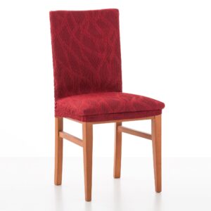 Blancheporte Žakárový poťah na stoličku Alica červená sedadlo+operadlo velikost - sedadlo+operadlo