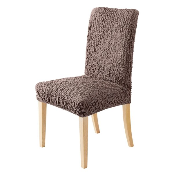 Blancheporte Extra pružný poťah na stoličku čokoládová sedák+operadlo velikost - sedák+operadlo